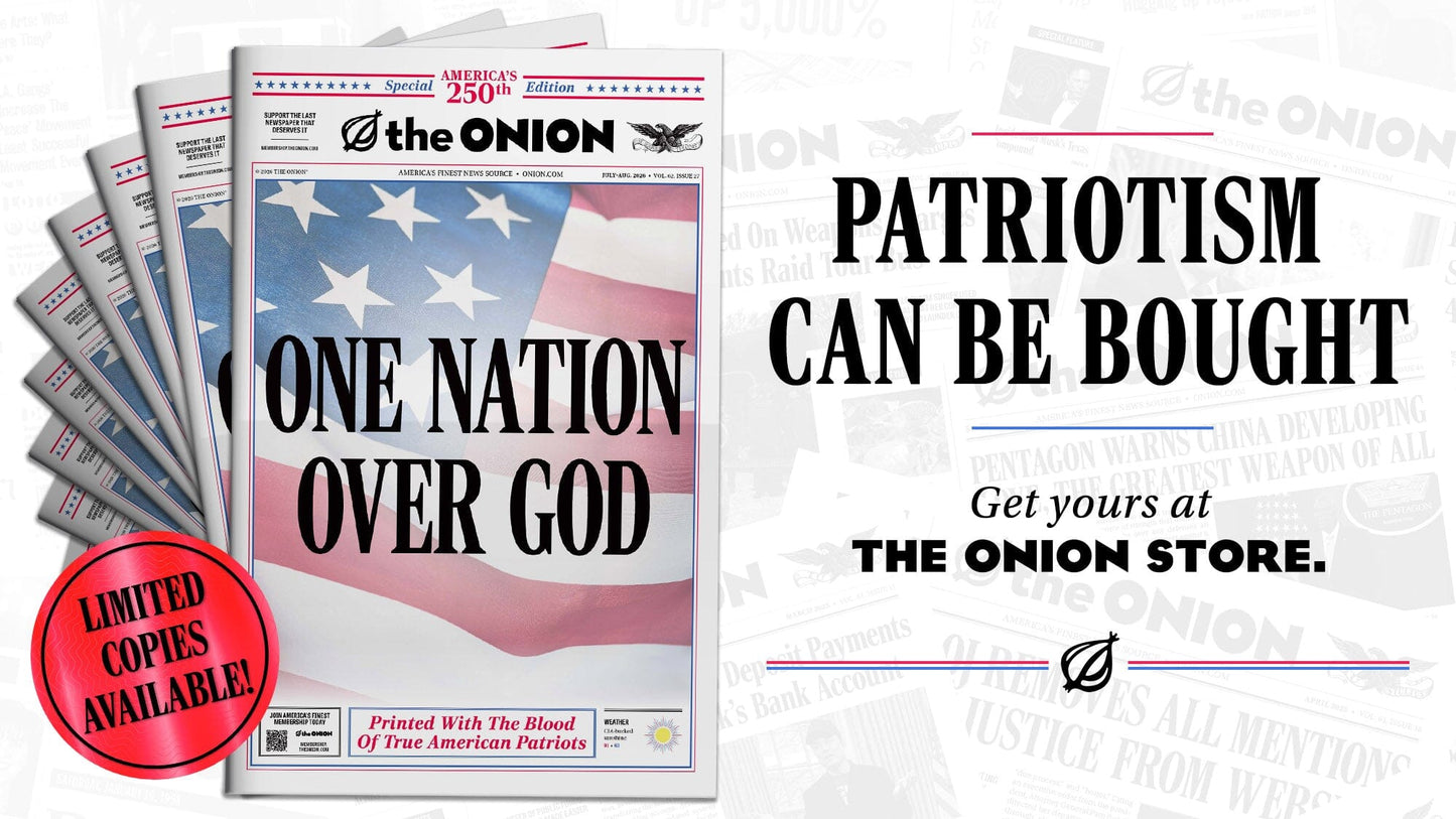 The Onion Newspaper, 'America's 250th' Commemorative Issue
