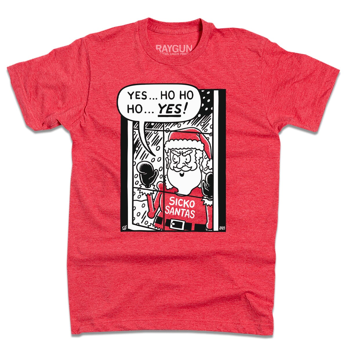 Cartoon 'Santa Sickos' T-Shirt