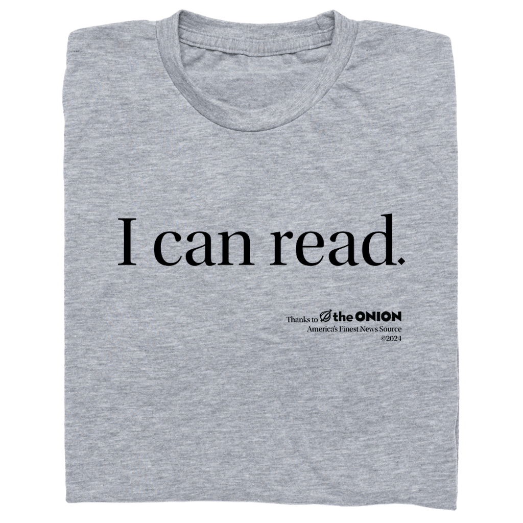 'I Can Read' Vintage T-Shirt