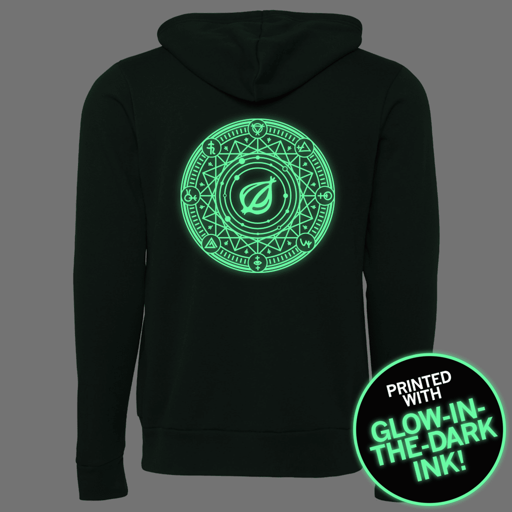 The Onionati Glow In The Dark Zip-Up Hoodie