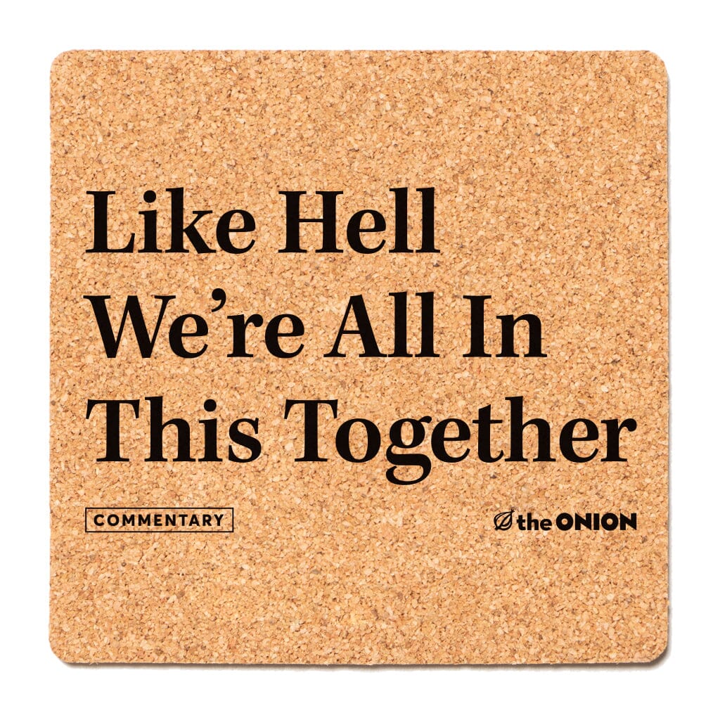 Like Hell Cork Coaster