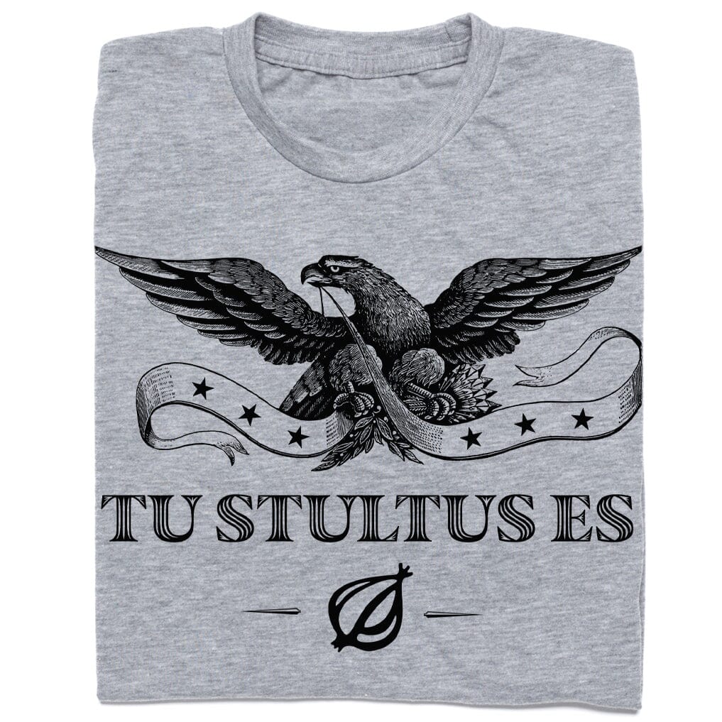 'Tu Stultus Es Banner' Shirt