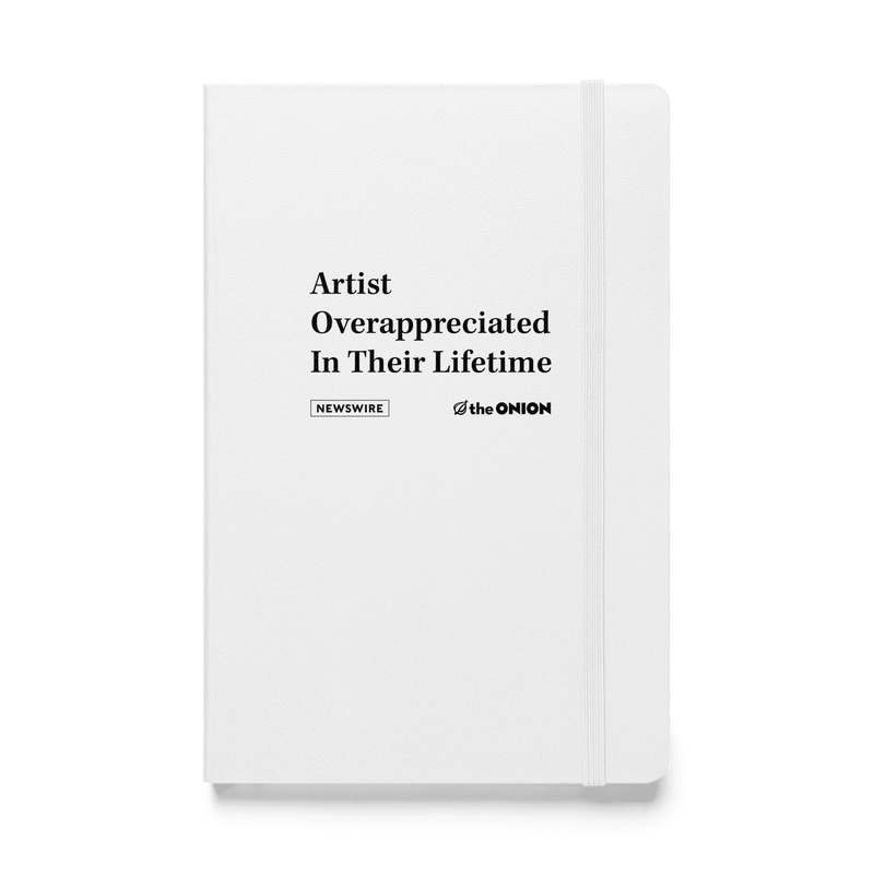 'Artists Overappreciated' Hardcover Journal