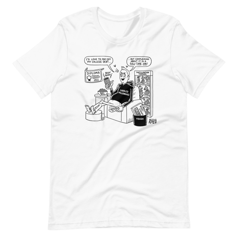 'Some Egghead Killjoy' Cartoon T-Shirt