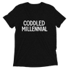 Cartoon 'Coddled Millennials' Premium Hooded Long-Sleeve T-Shirt