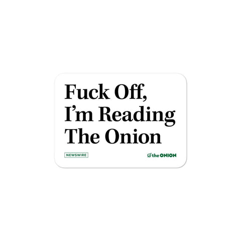 The Onion's 'Awesome!' Front Page Crewneck Champion Sweatshirt