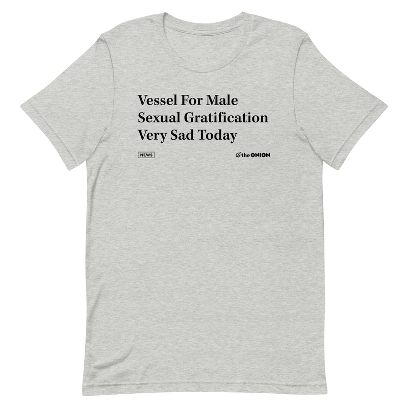 'Very Sad Today' Headline T-Shirt