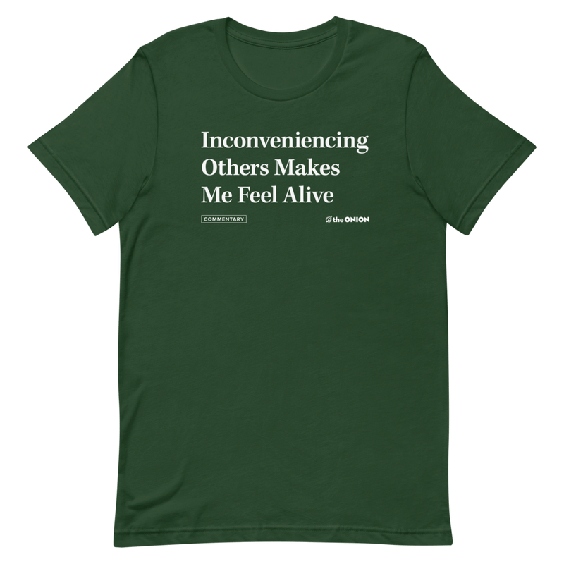 Inconveniencing Others Headline T-Shirt
