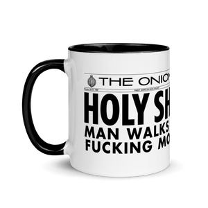 'Man Walks On Moon' Front Page Mug