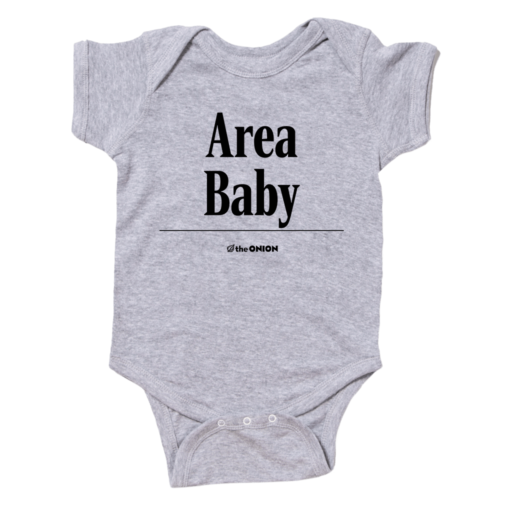 'Area Baby' Headline Onesie