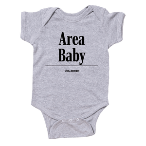 'Area Baby' Headline Onesie