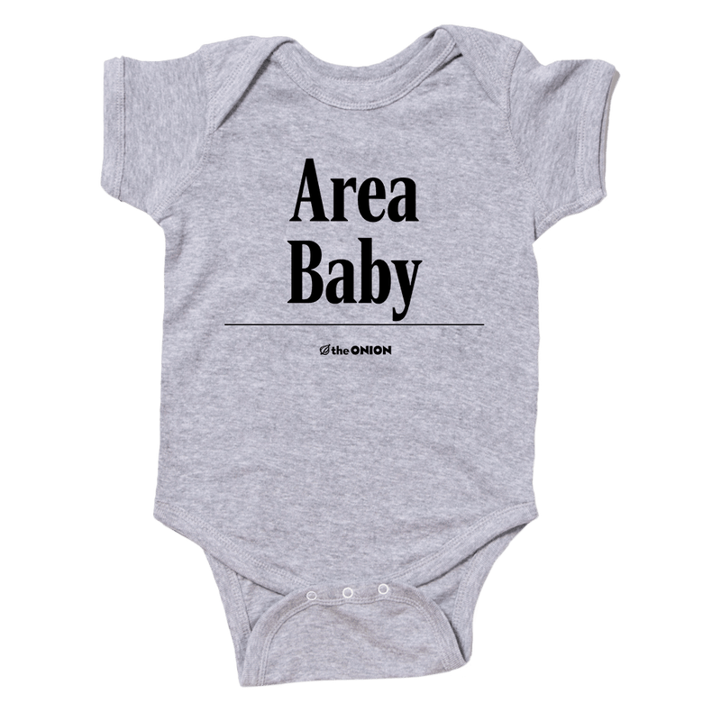 'Area Baby' Headline Onesie