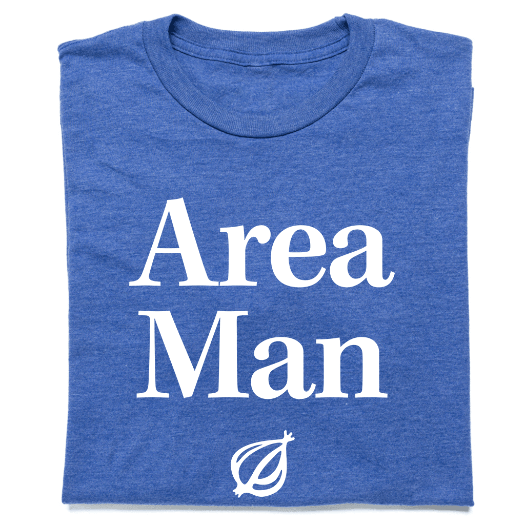 'Area Man' Headline T-Shirt