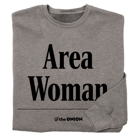 'Area Woman' Headline T-Shirt