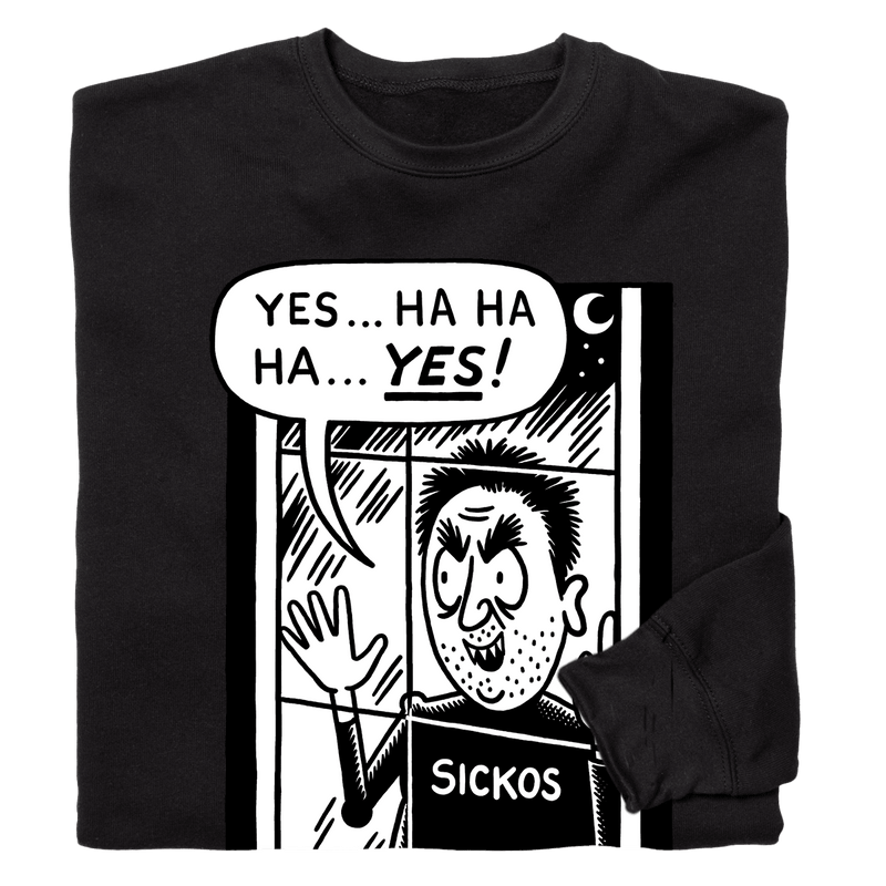 'Cartoon Sickos' Crewneck Sweatshirt