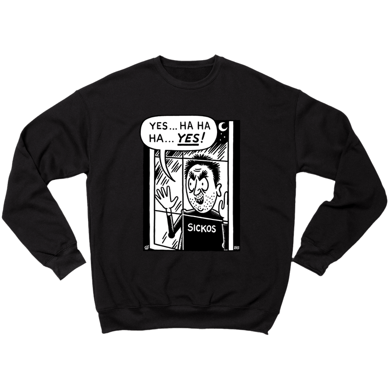 'Cartoon Sickos' Crewneck Sweatshirt