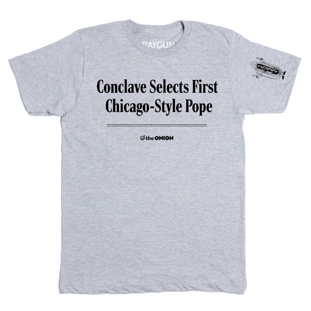 'Conclave Selects First Chicago-Style Pope' Headline T-Shirt