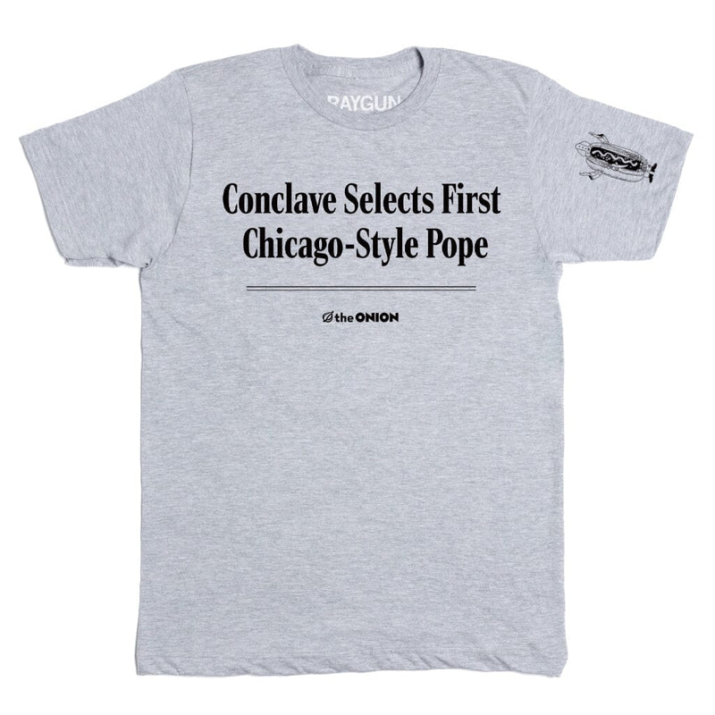'Conclave Selects First Chicago-Style Pope' Headline T-Shirt