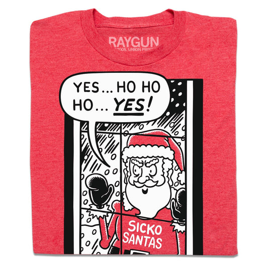 Cartoon 'Santa Sickos' T-Shirt
