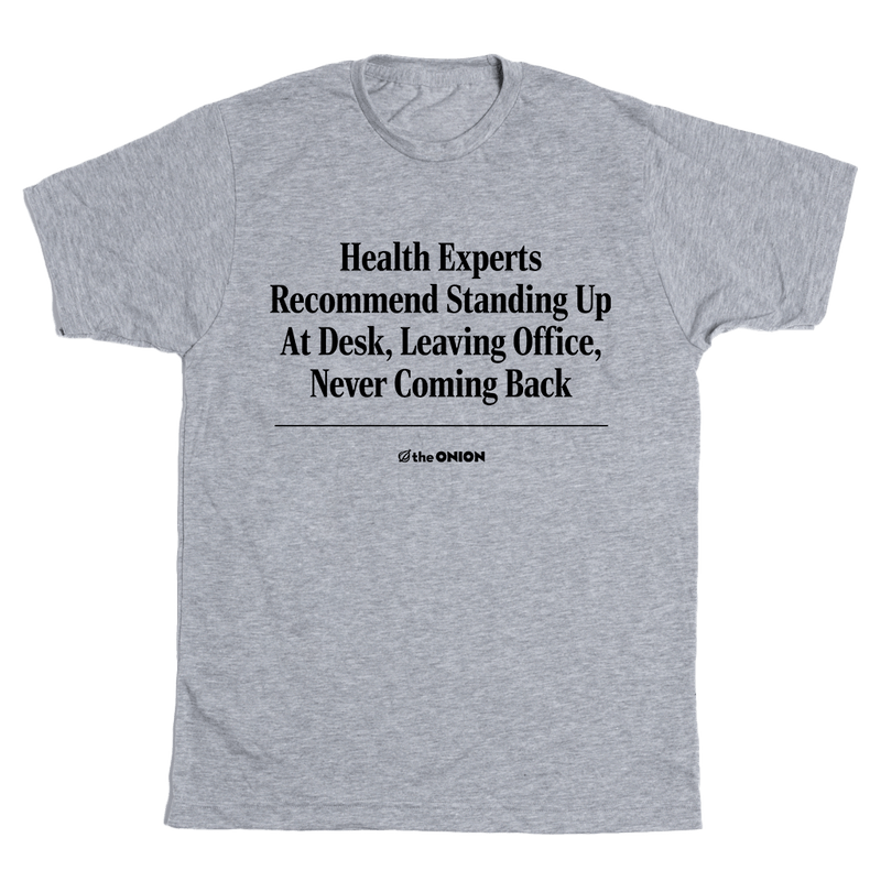 'Health Experts Recommend' Headline T-Shirt