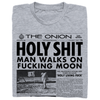 'Man Walks On Moon' Front Page T-Shirt
