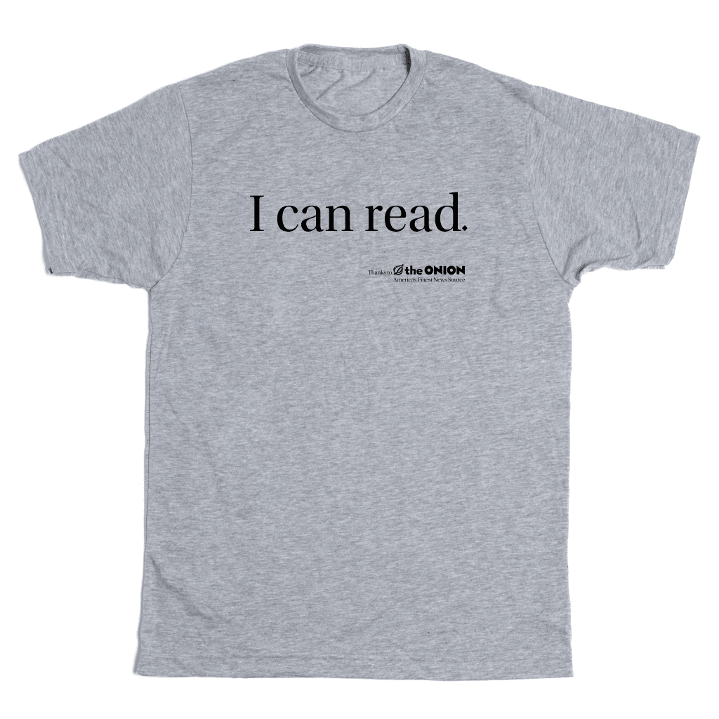 'I Can Read' Vintage T-Shirt