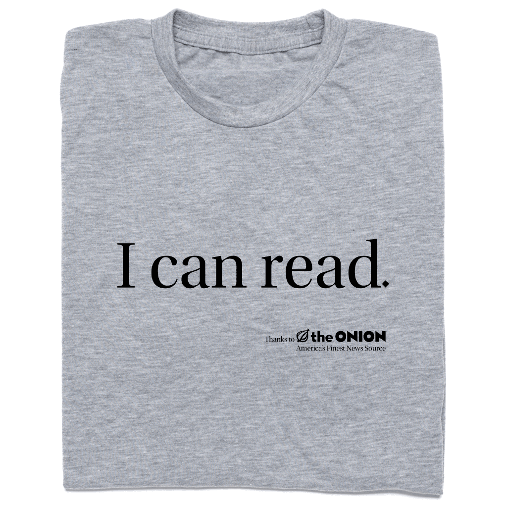 'I Can Read' Vintage T-Shirt
