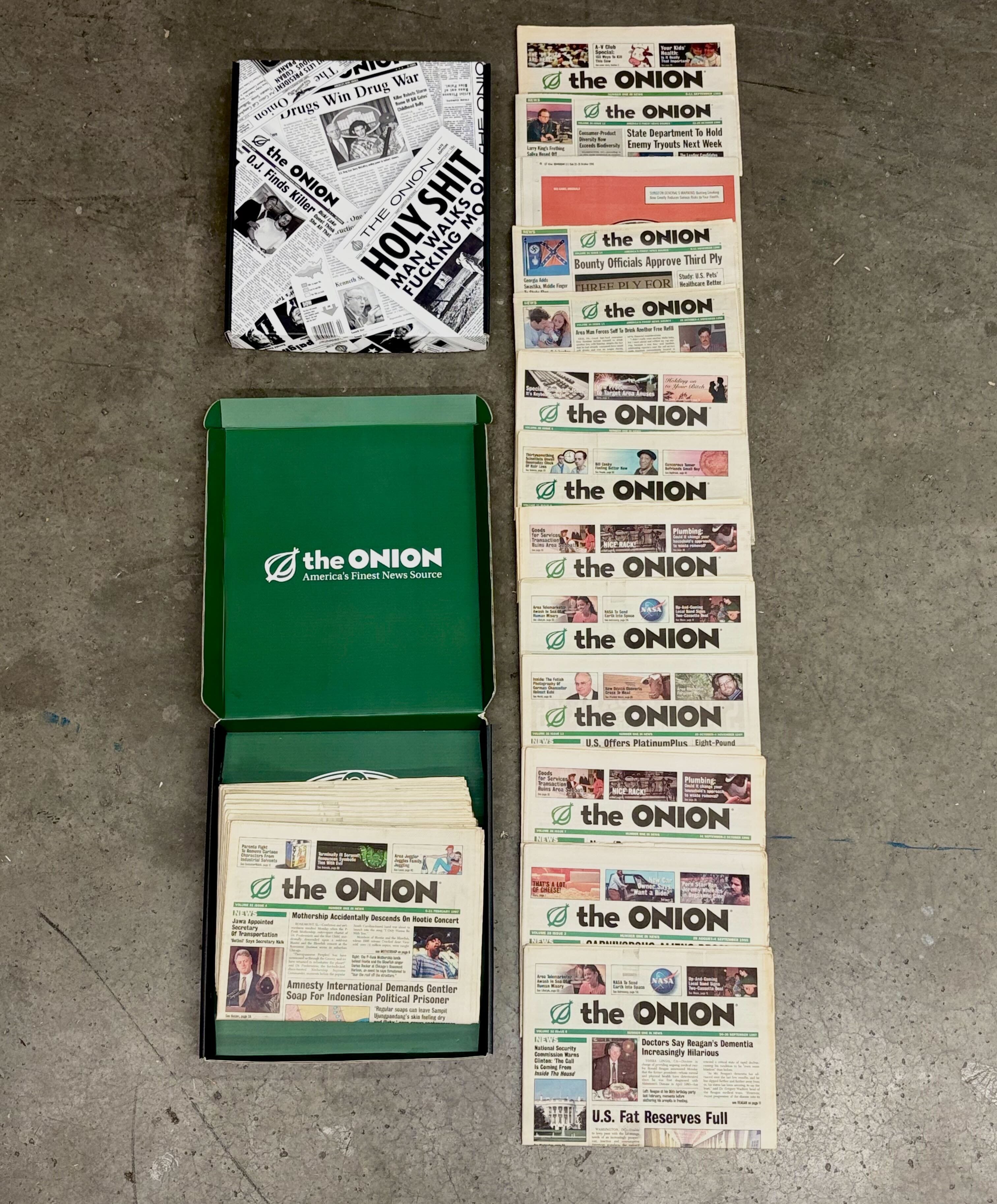 Time Capsule: Vintage Newspaper 13-Pack – The Onion Store