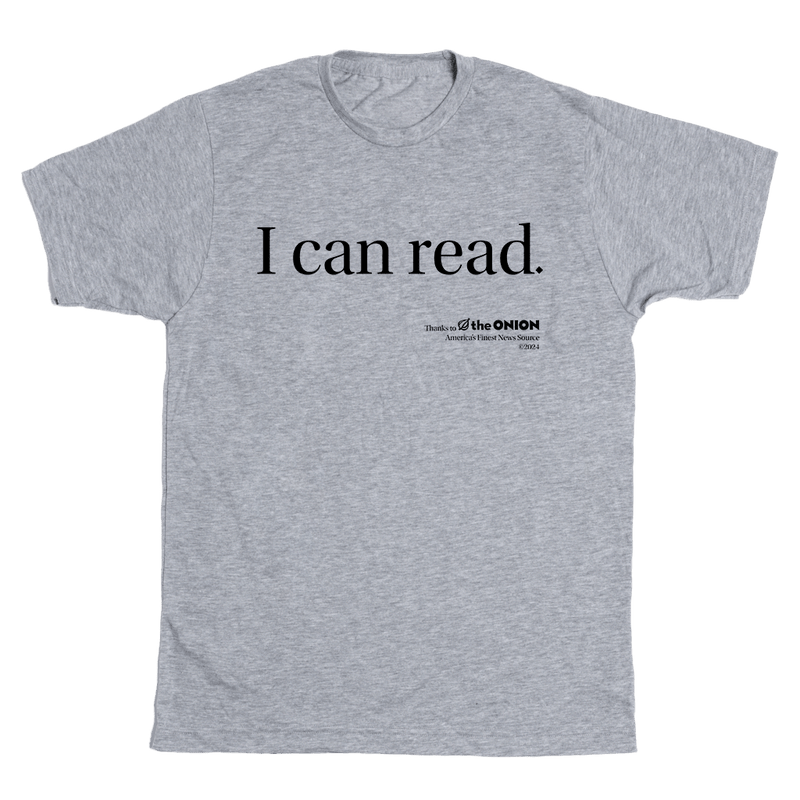 'I Can Read' Vintage T-Shirt