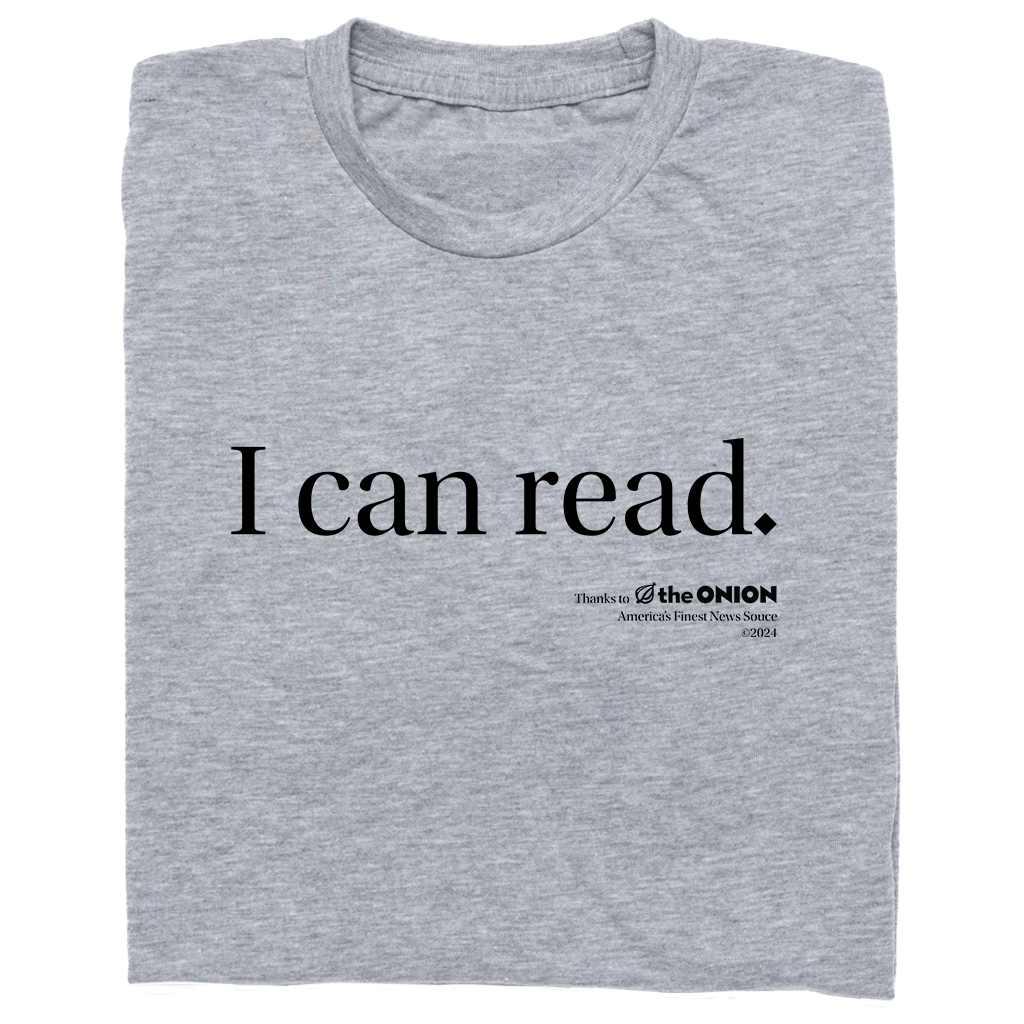 'I Can Read' Vintage T-Shirt