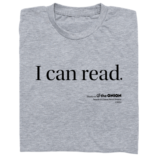 'I Can Read' Vintage T-Shirt