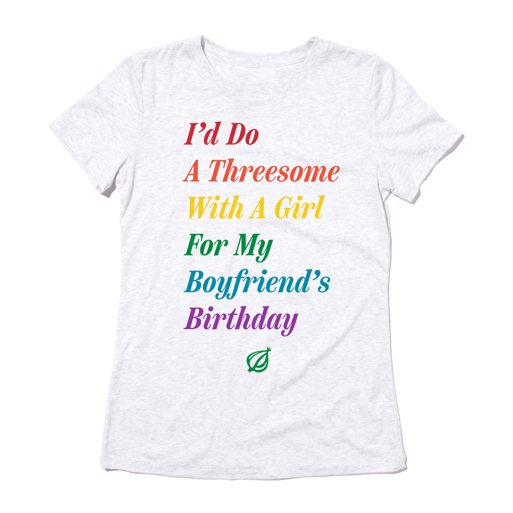 'I'd Do A Threesome' Premium T-Shirt