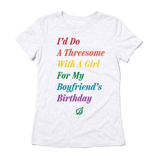 'I'd Do A Threesome' Premium T-Shirt