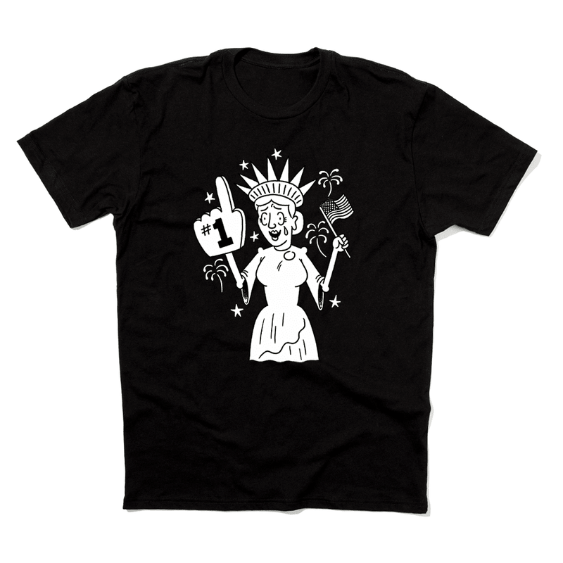 'Lady Liberty: Patriotic Joy' T-Shirt