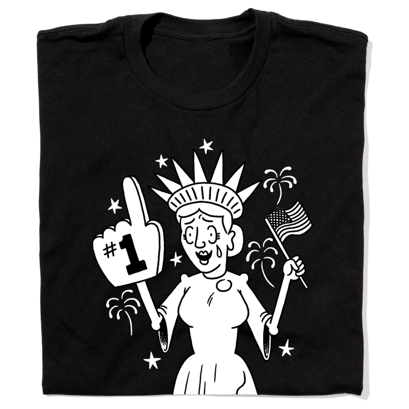 'Lady Liberty: Patriotic Joy' T-Shirt