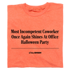 'Conceptual Genius Goes As Self For Halloween' Headline T-Shirt