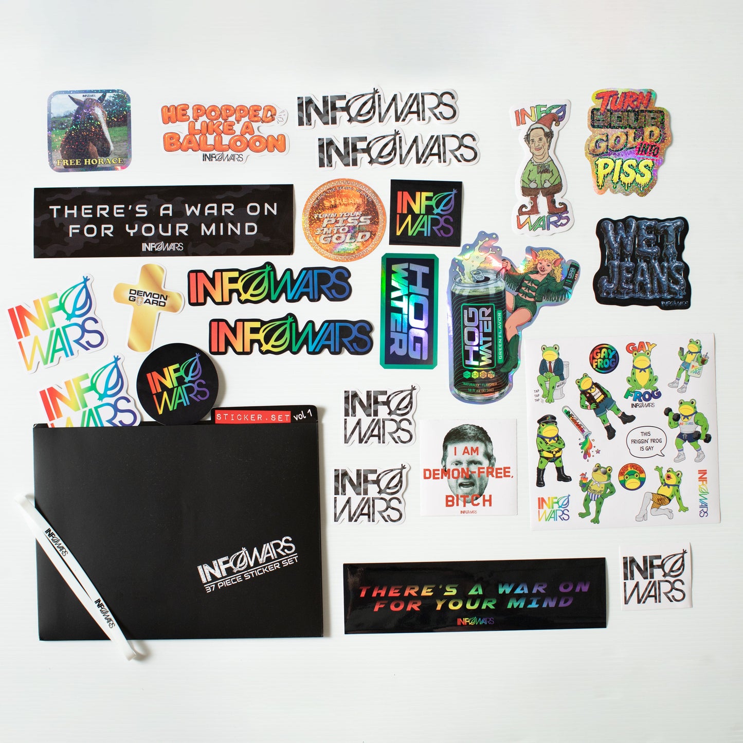 InfoWars Sticker Dossier