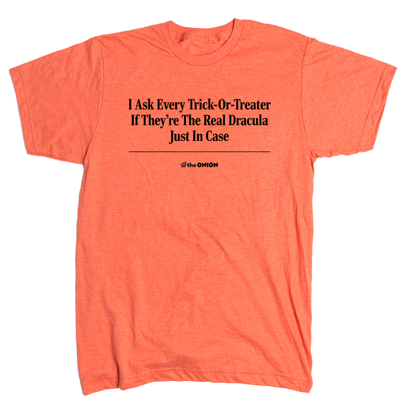 'I Ask Every Trick-Or-Treater' Headline T-Shirt