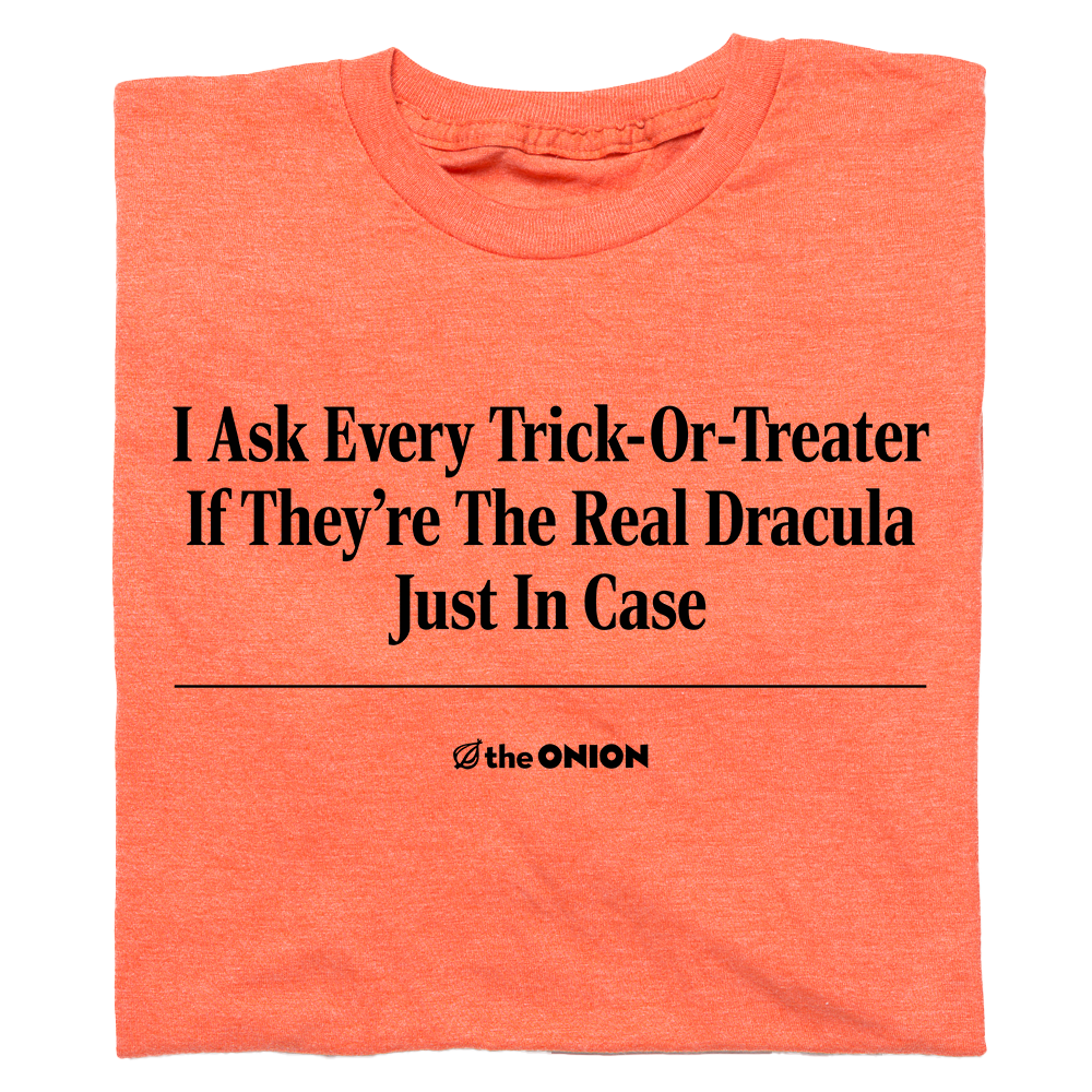 'I Ask Every Trick-Or-Treater' Headline T-Shirt