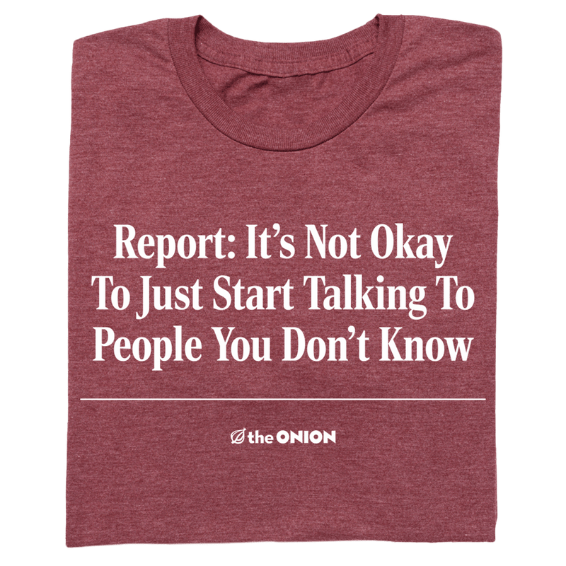 'Report: It's Not Okay' Headline T-Shirt