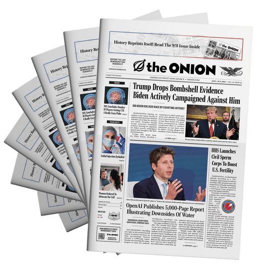 The Onion Newspaper: Sept-Oct 2026 w/ Special 9/11 Reprint