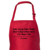 Average Fathering Thinks About Meat's Juices Apron