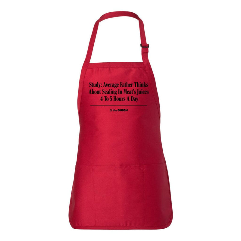 Average Fathering Thinks About Meat's Juices Apron
