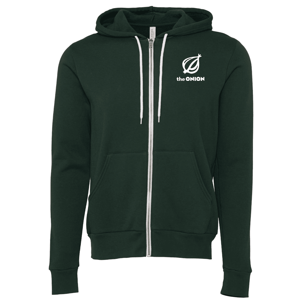 The Onionati Glow In The Dark Zip-Up Hoodie