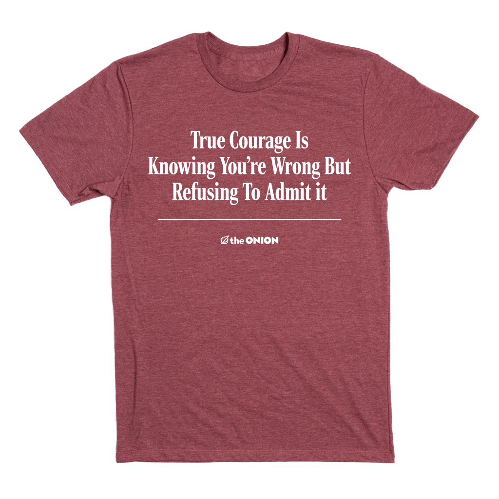 'True Courage' Headline T-Shirt