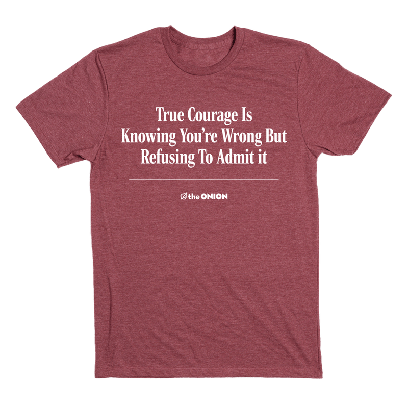 'True Courage' Headline T-Shirt