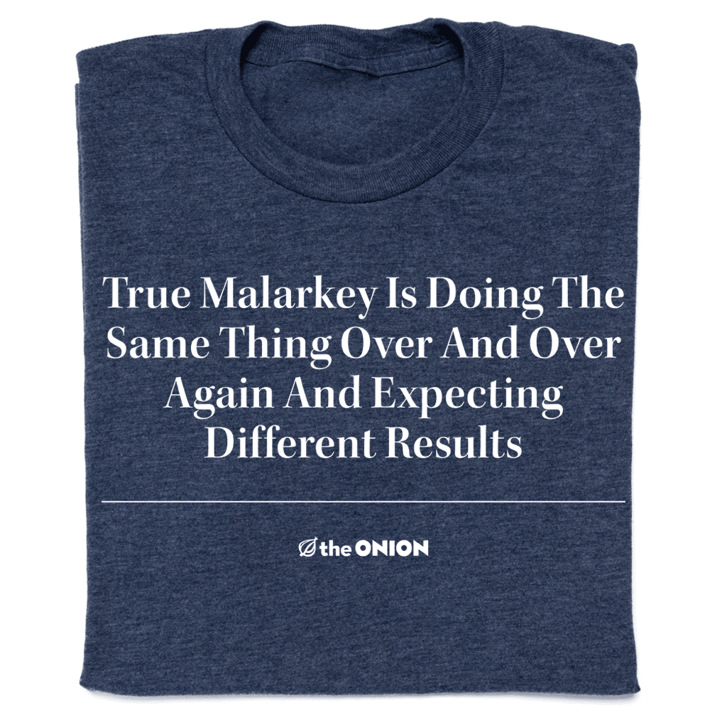 'True Malarkey' Headline T-Shirt