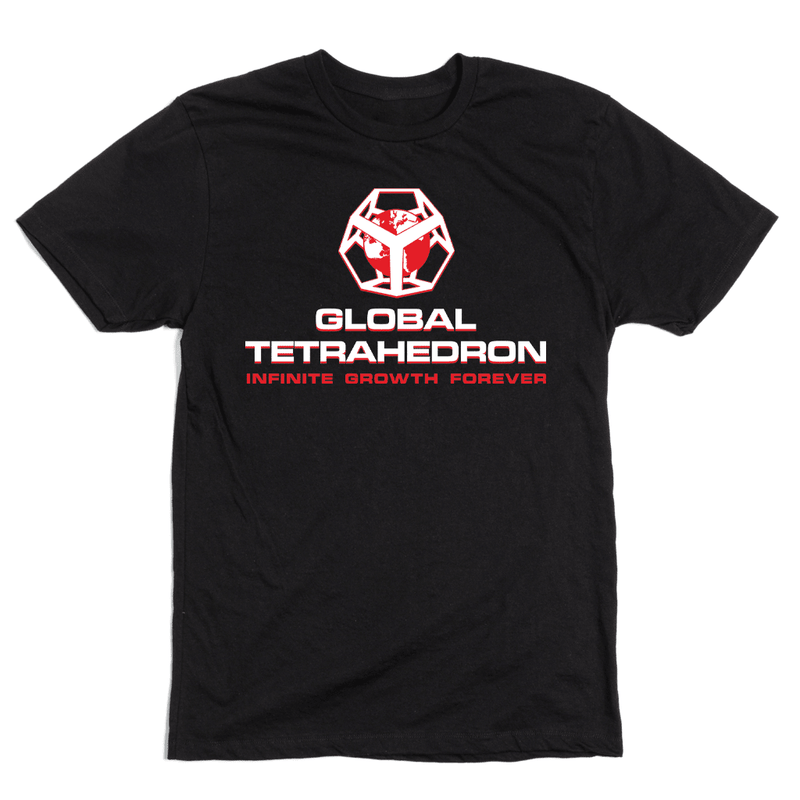 Global Tetrahedron: Infinite Growth Forever T-Shirt