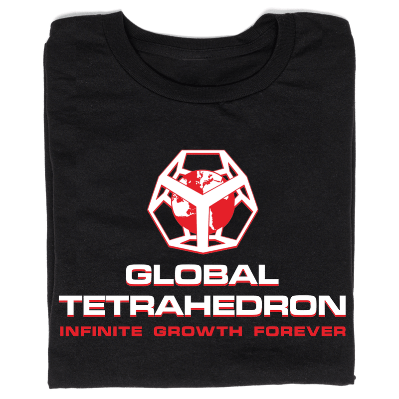 Global Tetrahedron: Infinite Growth Forever T-Shirt