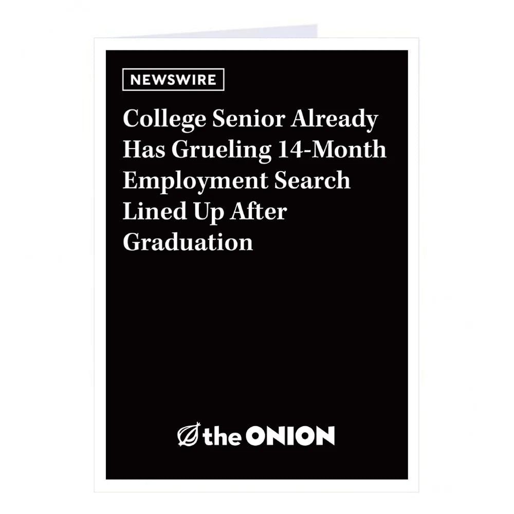 Employment Search Greeting Card